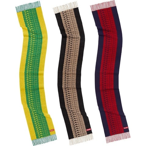 新品　Supreme Logo Repeat Scarf Logo Repeat Scarf - fall/winter 2018 - Supreme