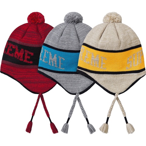 Supreme Heathered Earflap Beanie - $40.00