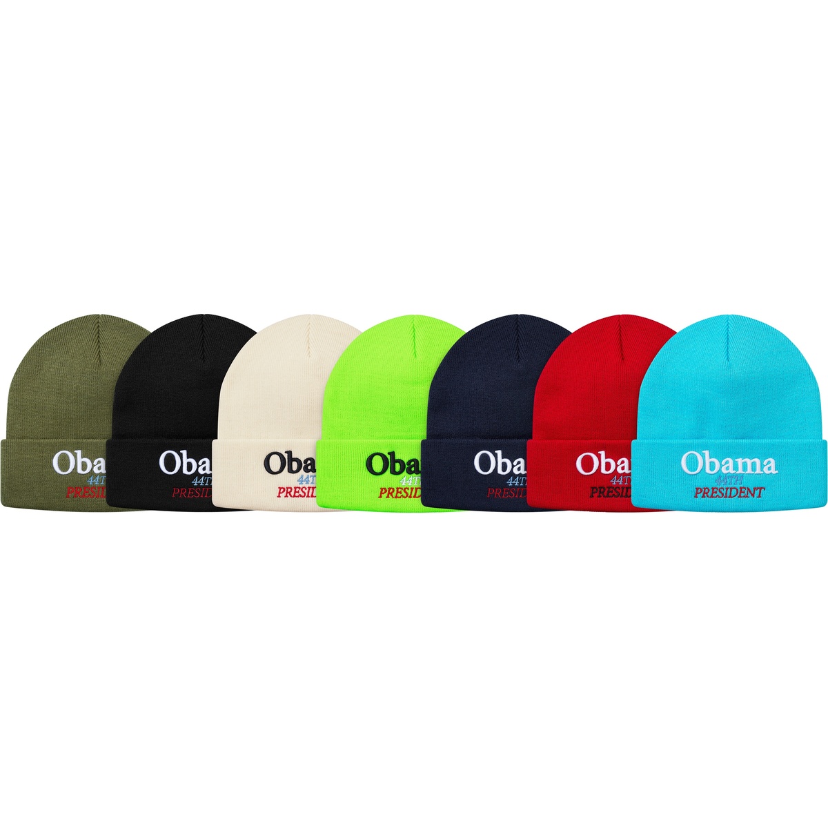 Supreme Obama Beanie (fall/winter 2018) - $32.00