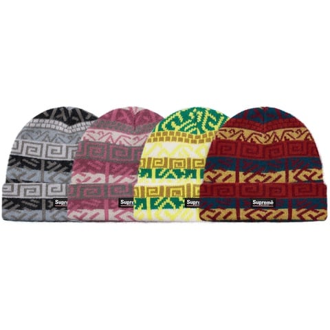 Supreme Brushed Pattern Beanie - $36.00