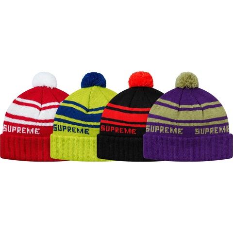 Supreme Classic Stripe Beanie - $32.00