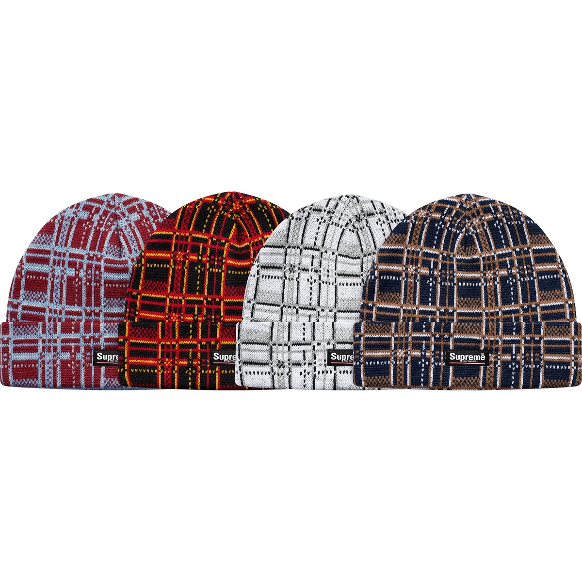 Plaid Beanie - fall/winter 2018 - Supreme