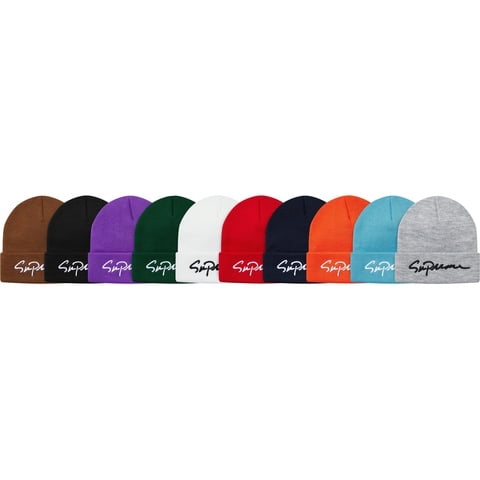 Supreme Classic Script Beanie - $32.00