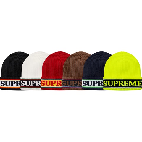 Supreme Cuff Logo Beanie - $32.00