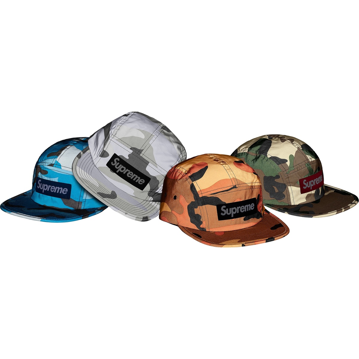 帽子 Supreme camo camp cap Supreme Camo Wool Camp Cap Green Woodland Box Logo Hat | eBay