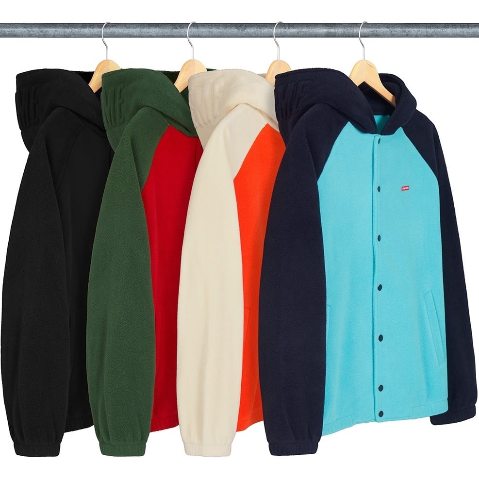 トップス supreme Polartec Hooded Raglan Jacket Polartec® Hooded Raglan Jacket - fall/winter 2018 - Supreme