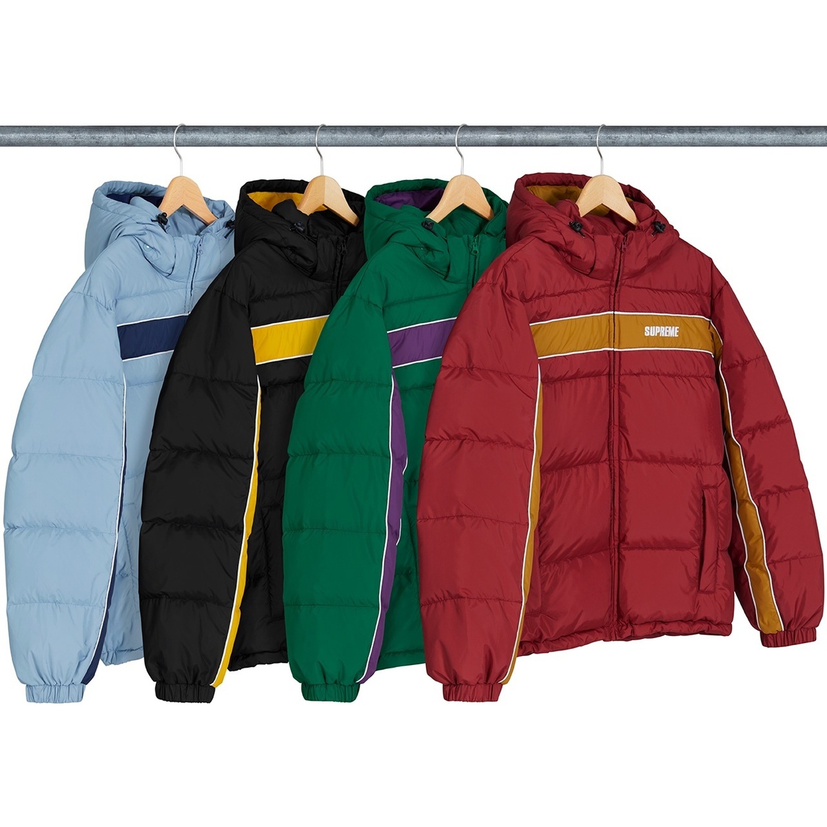 Stripe Panel Down Jacket - fall/winter 2018 - Supreme
