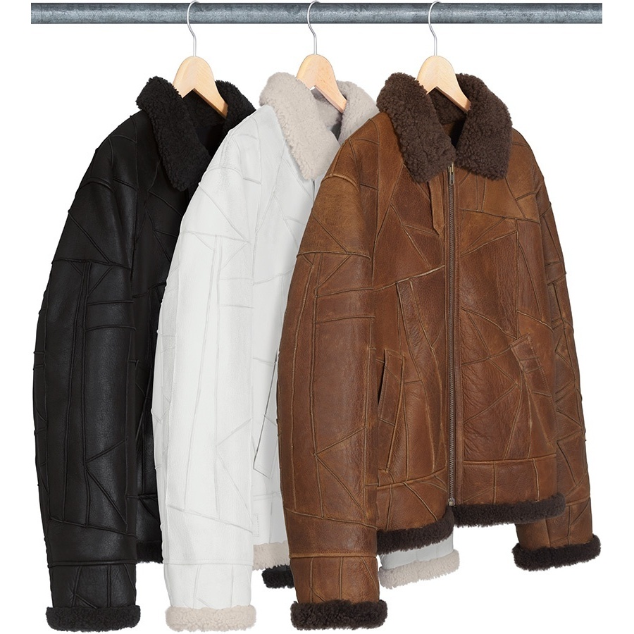 Patchwork Shearling B-3 Jacket - fall/winter 2018 - Supreme
