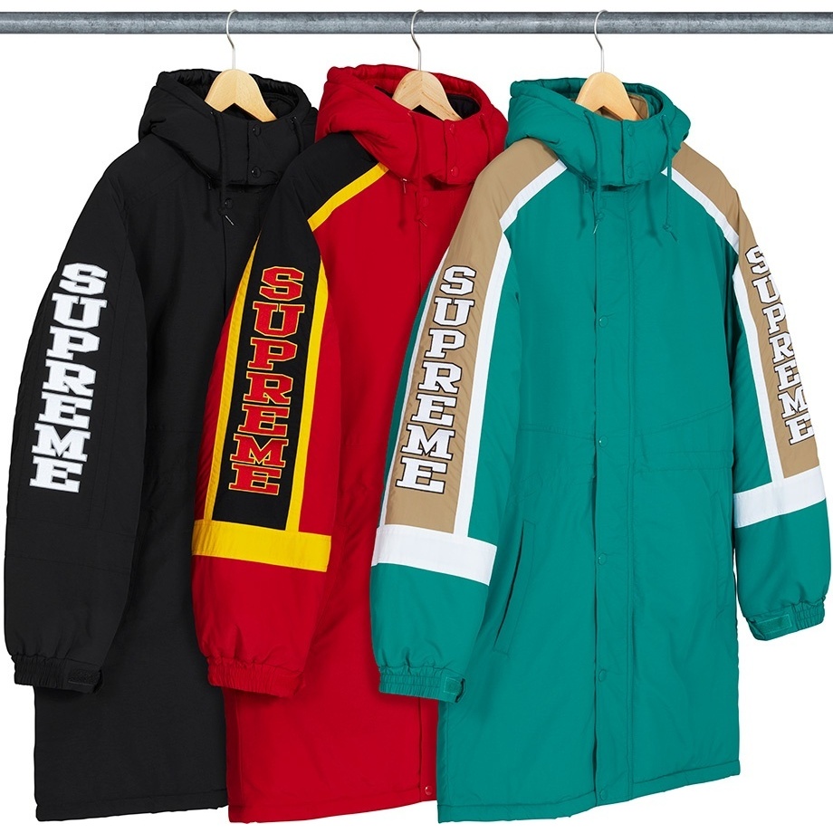 Sleeve Logo Sideline Parka - fall/winter 2018 - Supreme