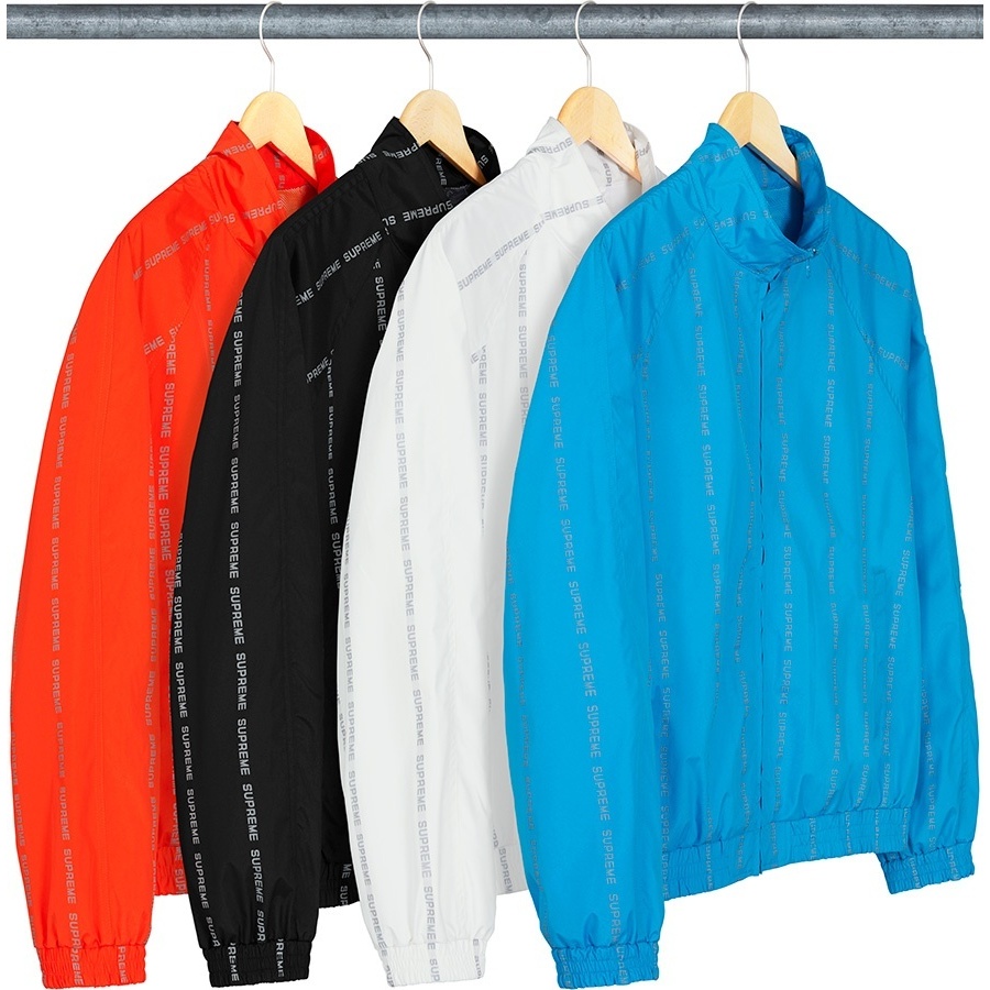 藤井フミヤ氏着supreme text track jacket 藤井フミヤ氏着supreme text track jacket 【公式通販】