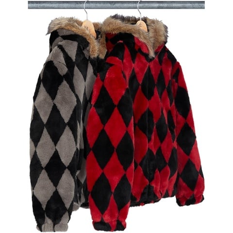 Diamond Faux Fur Jacket - fall/winter 2018 - Supreme
