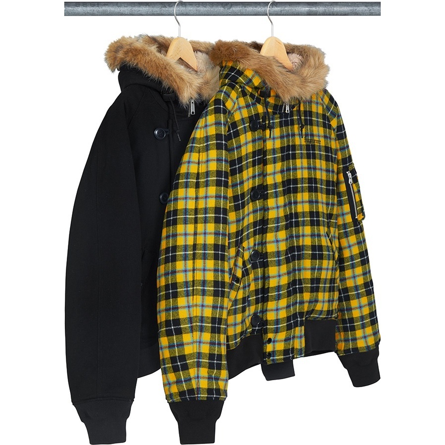 Supreme Wool N-2B Jacket ボアジャケット MA-1 Wool N-2B Jacket - fall/winter 2018 - Supreme
