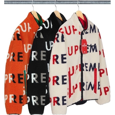 Reversible Logo Fleece Jacket - fall/winter 2018 - Supreme