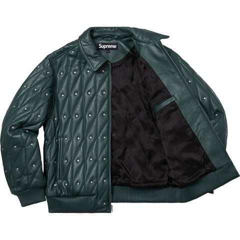 Quilted Studded Leather Jacket - fall/winter 2018 - Supreme