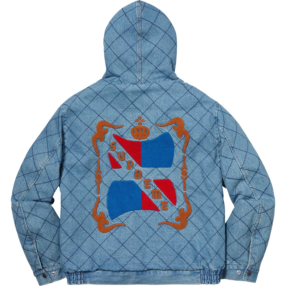 Supreme Quilted Denim Pilot Jacket (FW18) - $198