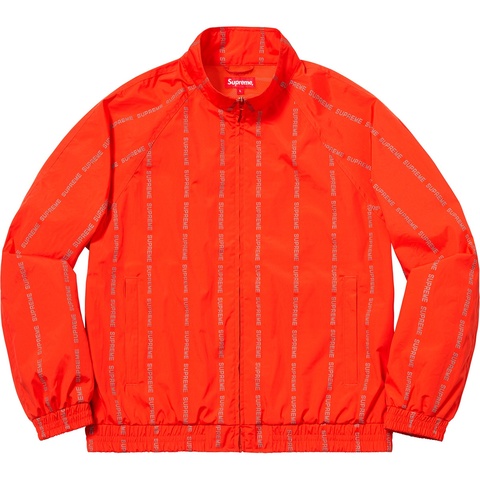 Reflective Text Track Jacket - fall/winter 2018 - Supreme