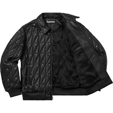 Quilted Studded Leather Jacket - fall/winter 2018 - Supreme