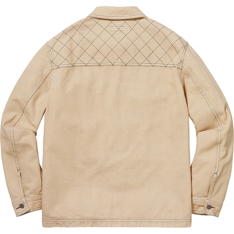 Supreme Diamond Stitch Denim Chore Coat - Colorway