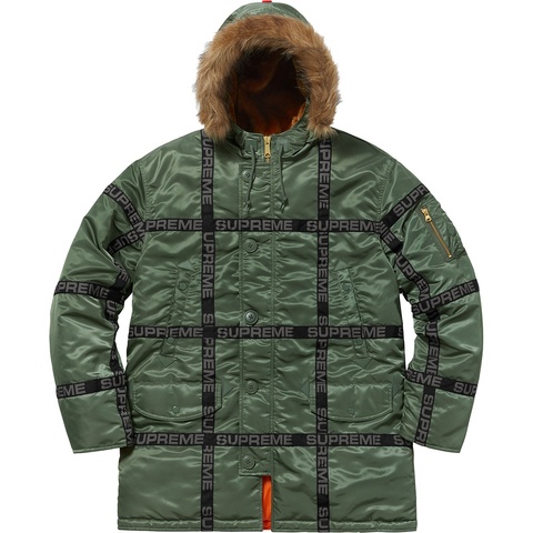 Supreme Logo Tape N-3B Parka - Colorway