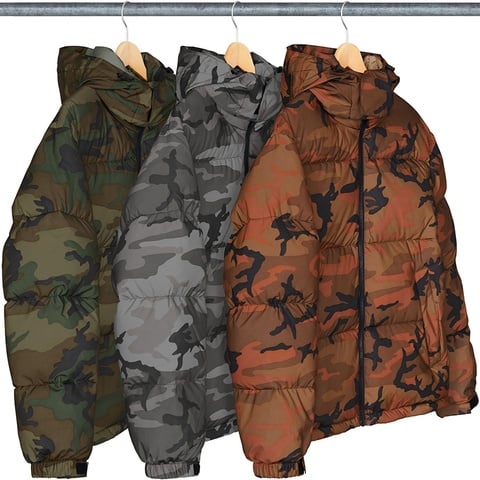 Supreme Reflective Camo Down Jacket - Colorway