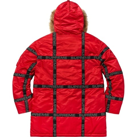 Logo Tape N-3B Parka - fall/winter 2018 - Supreme