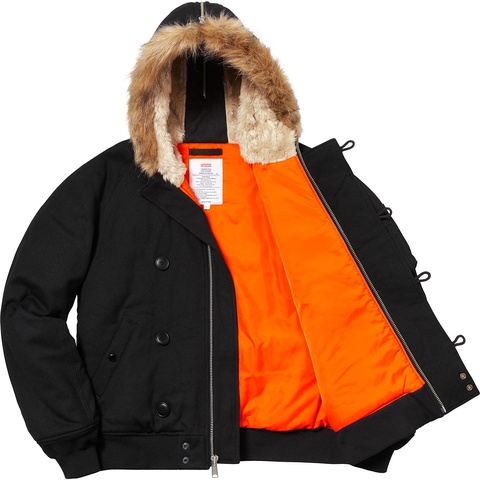 Supreme Wool N-2B Jacket ボアジャケット MA-1 Wool N-2B Jacket - fall/winter 2018 - Supreme