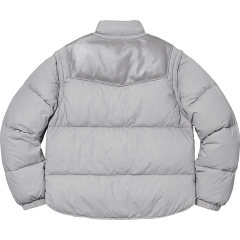Supreme Supreme®/Schott® Down Leather Vest Puffy Jacket - Colorway