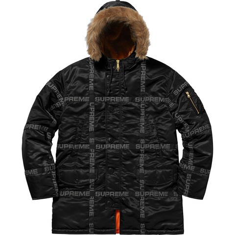 Logo Tape N-3B Parka - fall/winter 2018 - Supreme