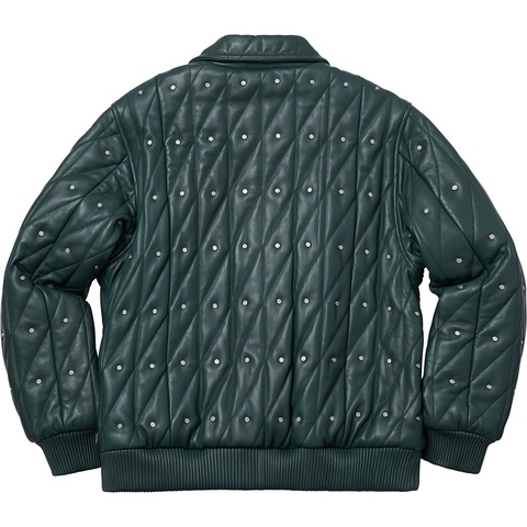 Supreme Quilted Studded Leather Jacket - Colorway