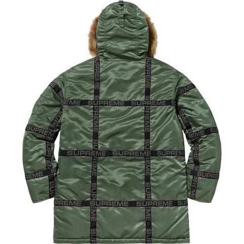 Supreme Logo Tape N-3B Parka - Colorway