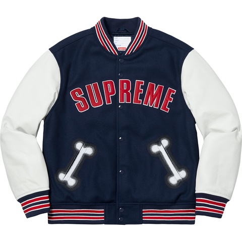 Supreme Bone Varsity Jacket - Colorway