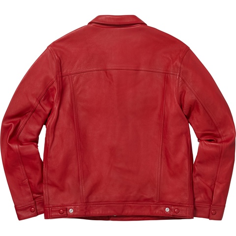 Supreme leather trucker jacket Lサイズ Supreme®/True Religion® Leather Trucker Jacket - Supreme