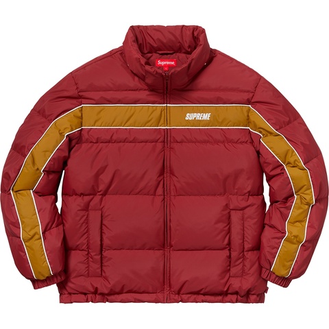 Supreme Stripe Panel Down Jacket - Colorway