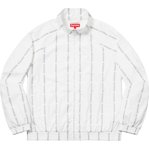 Supreme Reflective Text Track Jacket - Colorway
