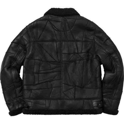 ジャケット・アウター Supreme Patchwork Shearling B-3 Jacket Patchwork Shearling B-3 Jacket - fall/winter 2018 - Supreme