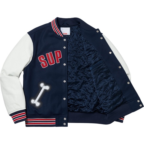 Supreme Bone Varsity Jacket - Colorway