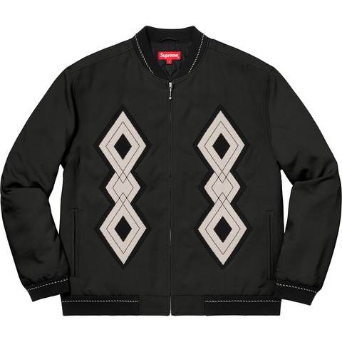 Diamond Rayon Bomber - fall/winter 2018 - Supreme