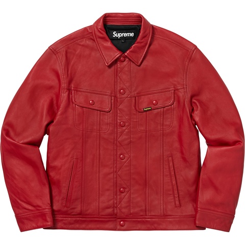 Leather Trucker Jacket - fall/winter 2018 - Supreme