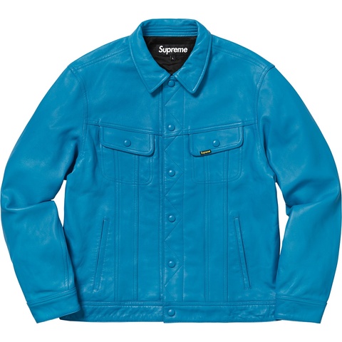 Leather Trucker Jacket - fall/winter 2018 - Supreme