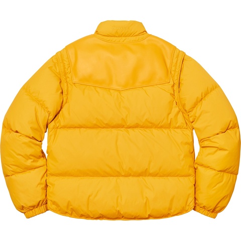 Supreme Supreme®/Schott® Down Leather Vest Puffy Jacket - Colorway