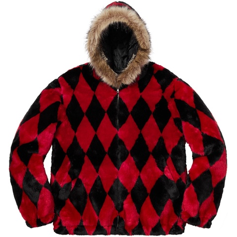 Diamond Faux Fur Jacket - fall/winter 2018 - Supreme