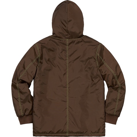 Sherpa Lined Nylon Zip Up Jacket - Supreme