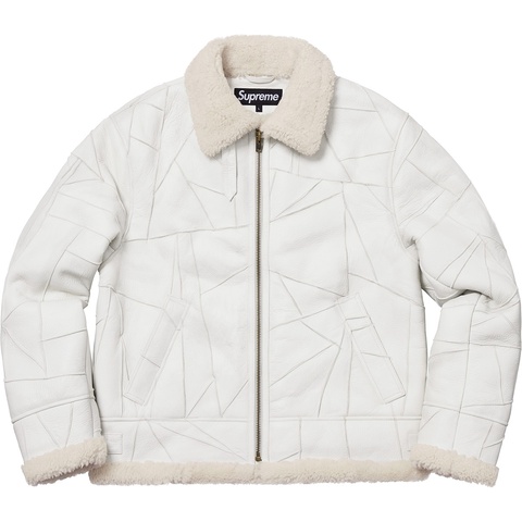 Supreme Patchwork Shearling B-3 Jacket - Colorway