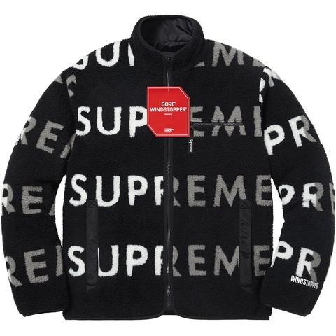 Supreme Reversible Logo Fleece Jacket - Colorway