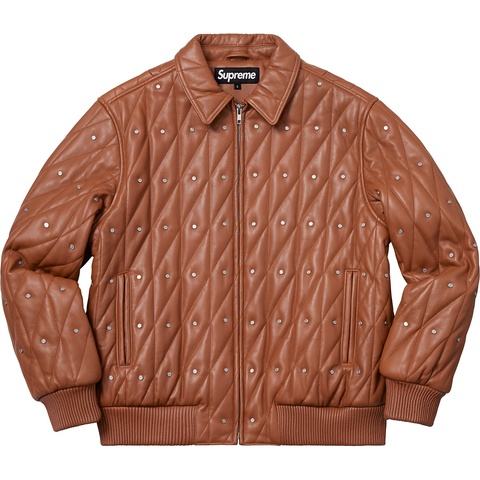 Quilted Studded Leather Jacket - fall/winter 2018 - Supreme