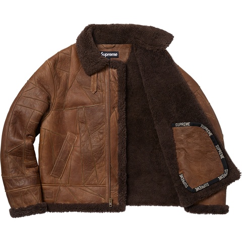 Supreme Patchwork Shearling B-3 Jacket - Colorway