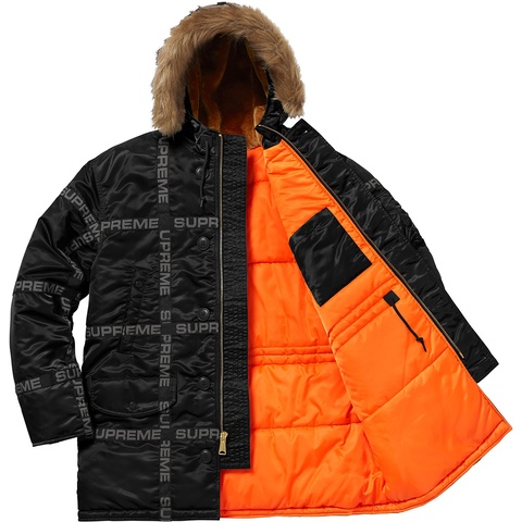 Logo Tape N-3B Parka - fall/winter 2018 - Supreme
