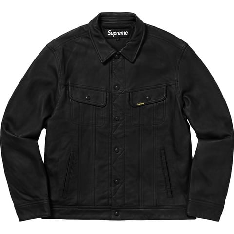 Leather Trucker Jacket - fall/winter 2018 - Supreme