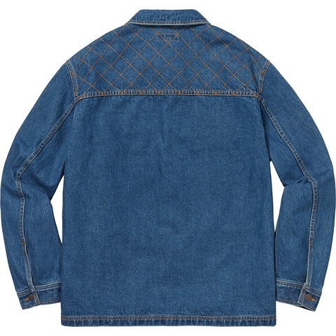 Diamond Stitch Denim Chore Coat - fall/winter 2018 - Supreme