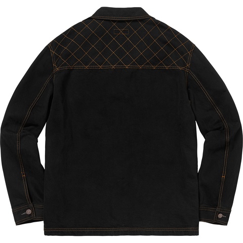 Supreme Diamond Stitch Denim Chore Coat - Colorway